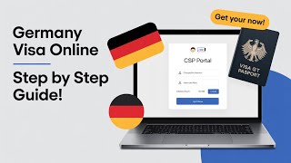HOW TO APPLY Germany Visa Online CSP Portal AND CATEGORIES