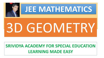 JEE 3D GEOMETRY- EQUATION OF THE PROJECTION OF THE GIVEN LINE AND THE PLANE