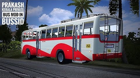 Prakash Kerala Private Bus Mod In Bus Simulator Indonesia - Bussid Bus Mod - Bussid Car Mod - Bussid