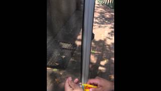 Corner Star Flyscreen Netting repaired in door