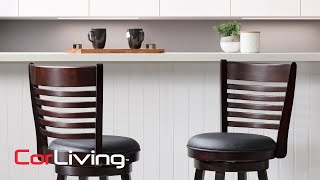 Wooden Counter Height Bar Stool - Woodgrove Collection | CorLiving