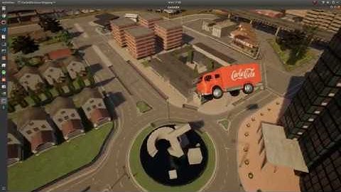 Simulating motion for physics less objects in Carla simulator