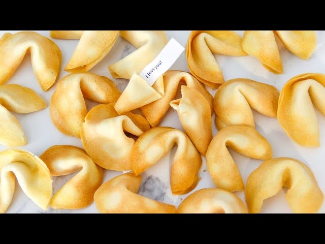 Homemade Fortune Cookie Recipe