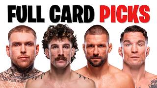 UFC Fight Night Salkilld vs Gamrot Full Card Predictions & Breakdown