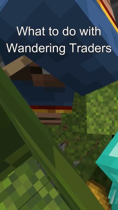 What to do with Wandering Traders in Minecraft #shorts #minecraft # ...