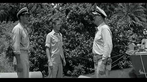 IN HARM'S WAY - Admiral Torrey (John Wayne) reconc...