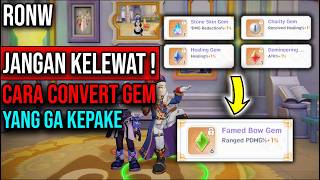 CARA CONVERT GEM YANG GA KEPAKE SESUAI PILIHAN !! | Ragnarok The New World