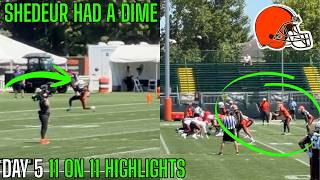 The Shedeur Sanders vs Deshaun Watson FIRST PADDED Practice Highlights Were EYE OPENING... | Day 5 |