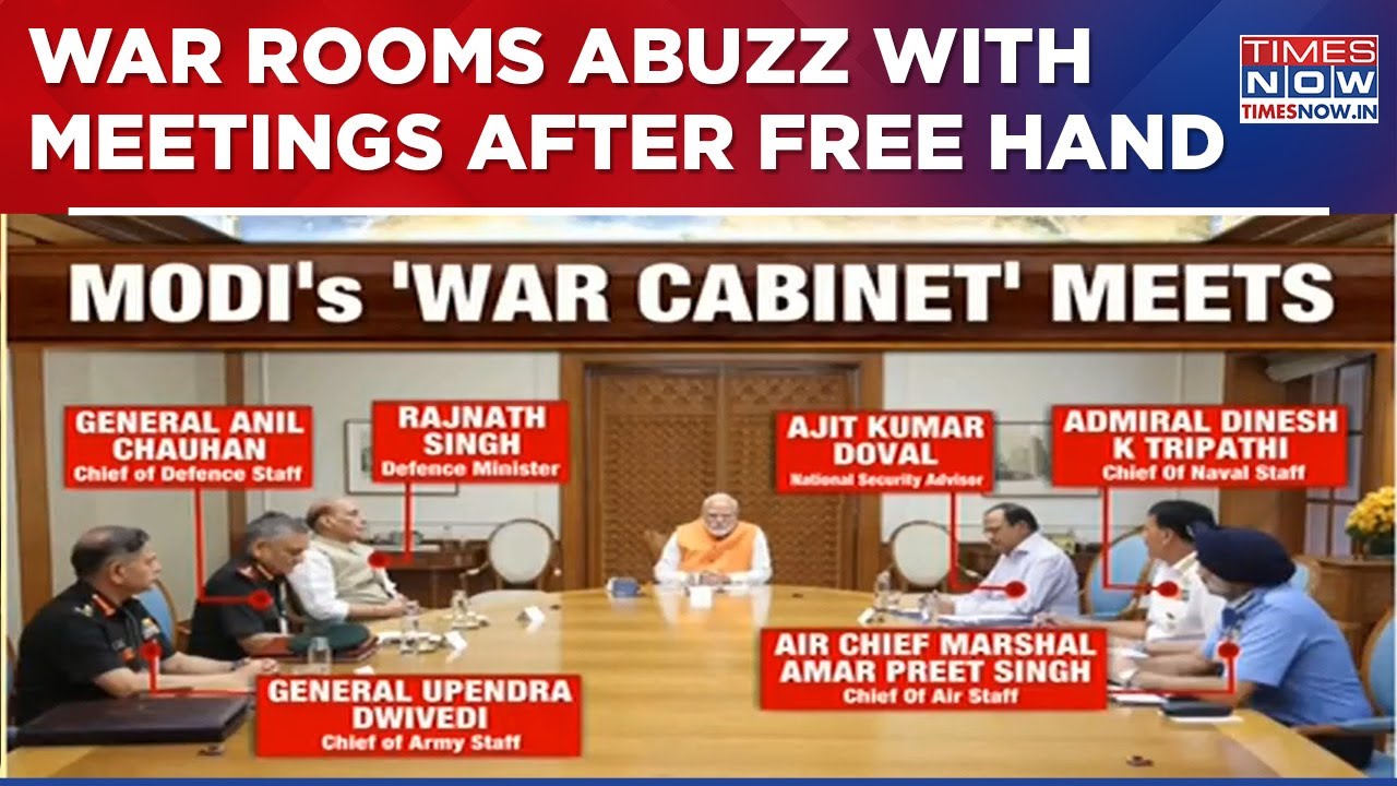 Pahalgam Revenge: War Rooms In India Abuzz With Activity After PM Gives 'Free Hand' To Armed Forces