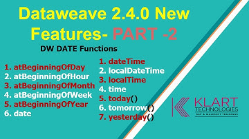 Mule4 | MuleSoft Tutorials | Dataweave 2.4.0  NewFeatures-  Part - 2