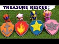 Paw Patrol Mighty Pups Earn Play Doh Badges Opening them when pups Rescue using Superhero Powers