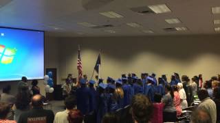 Tarrant County GED Graduation Ceremony 2015 Pledge of Allegiance