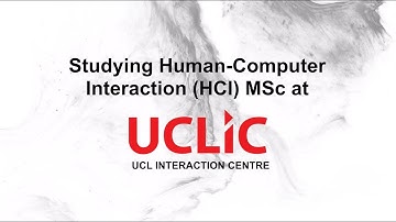 Human-Computer Interaction Master