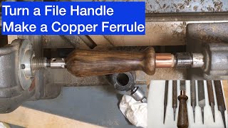 Turn a File Handle with a Copper Pipe Ferrule