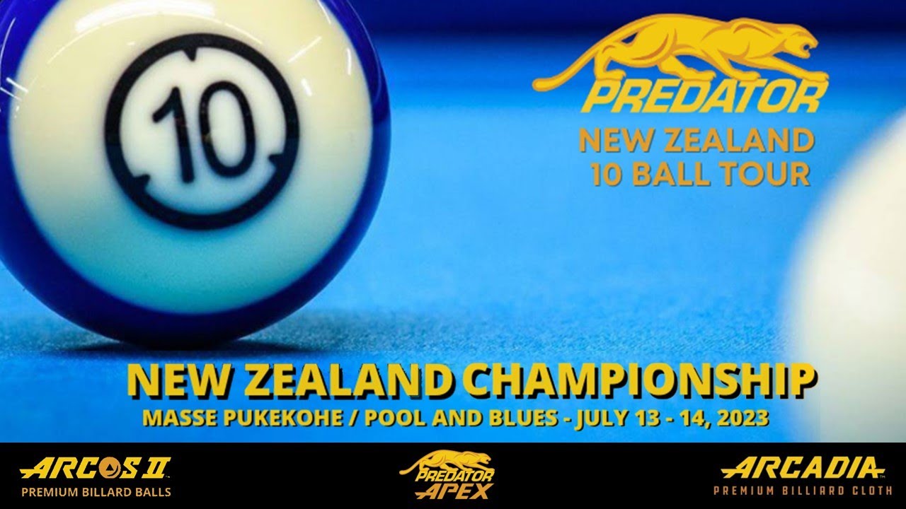 PREDATOR NEW ZEALAND 10 BALL TOUR - NZ CHAMPIONSHIP | 10 Ball