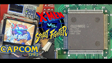X-Men vs. Street Fighter cps2 capcom phoenix jamma repair