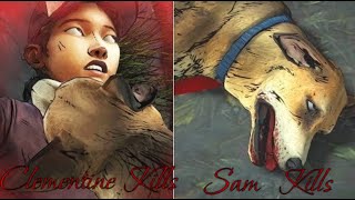 Clementine Kills Sam The Dog Vs Let It Suffer All Choices The Walking Dead