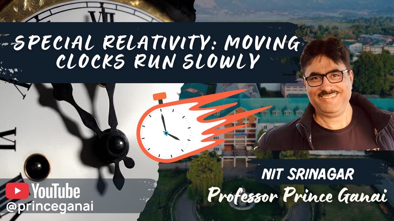 (HINDI/URDU) Lecture 3: Moving clocks run slowly