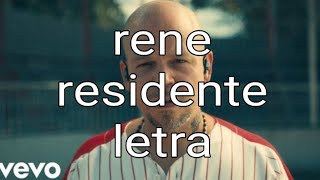 Rene /residente (letra)