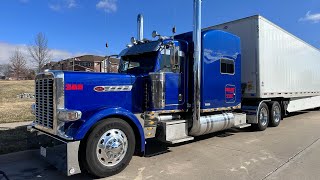 UNLOADER WAS NOT HAPPY TO SEE ME 8 HOURS EARLY PETERBILT 389 GLIDER