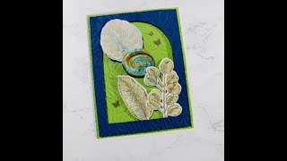 Spellbinders NEW RELEASE Tropical Leaves with Hello Wax Seal & Leafy Helix Embossing Folder