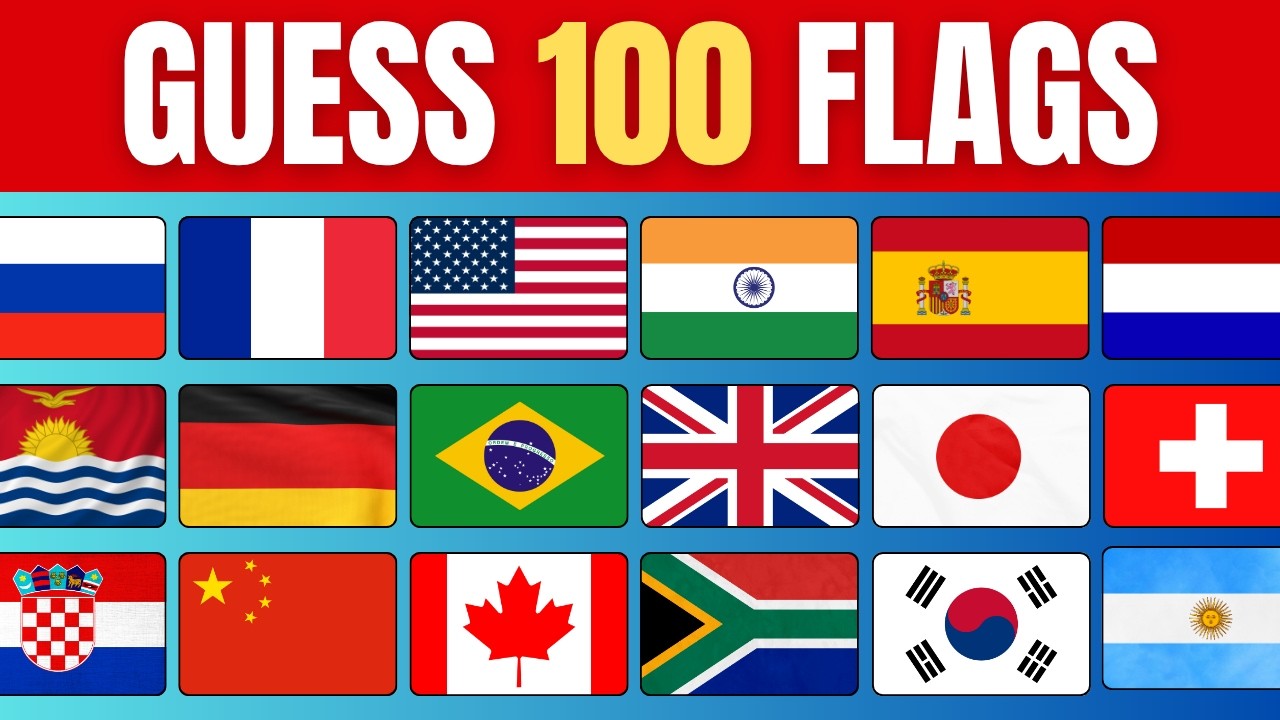Guess the 100 Flags in 3 Seconds | New Flags Quiz 2026 - YouTube