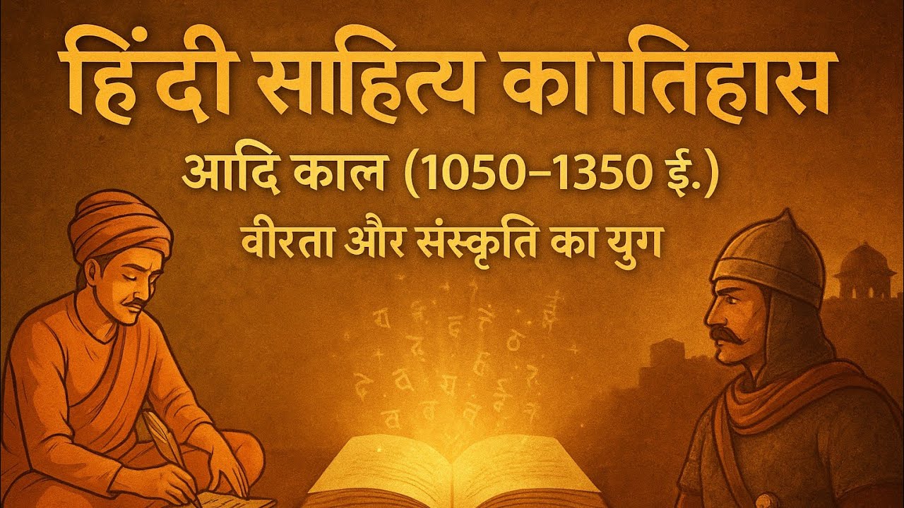 हिंदी साहित्य का इतिहास – आदि काल | वीरता और संस्कृति का युग | Adikal Hindi Literature Explained
