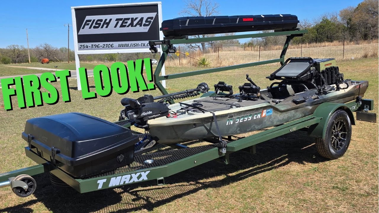 The BEST of the BEST!  Fish TX Kayak Trailers T-MAXX!