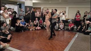 Michael & Aline - Zouk Demo - Toalha class - 2023 november 3 - Budapest