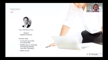 Presentation |​ RegTech as Enabler for Digital Asset