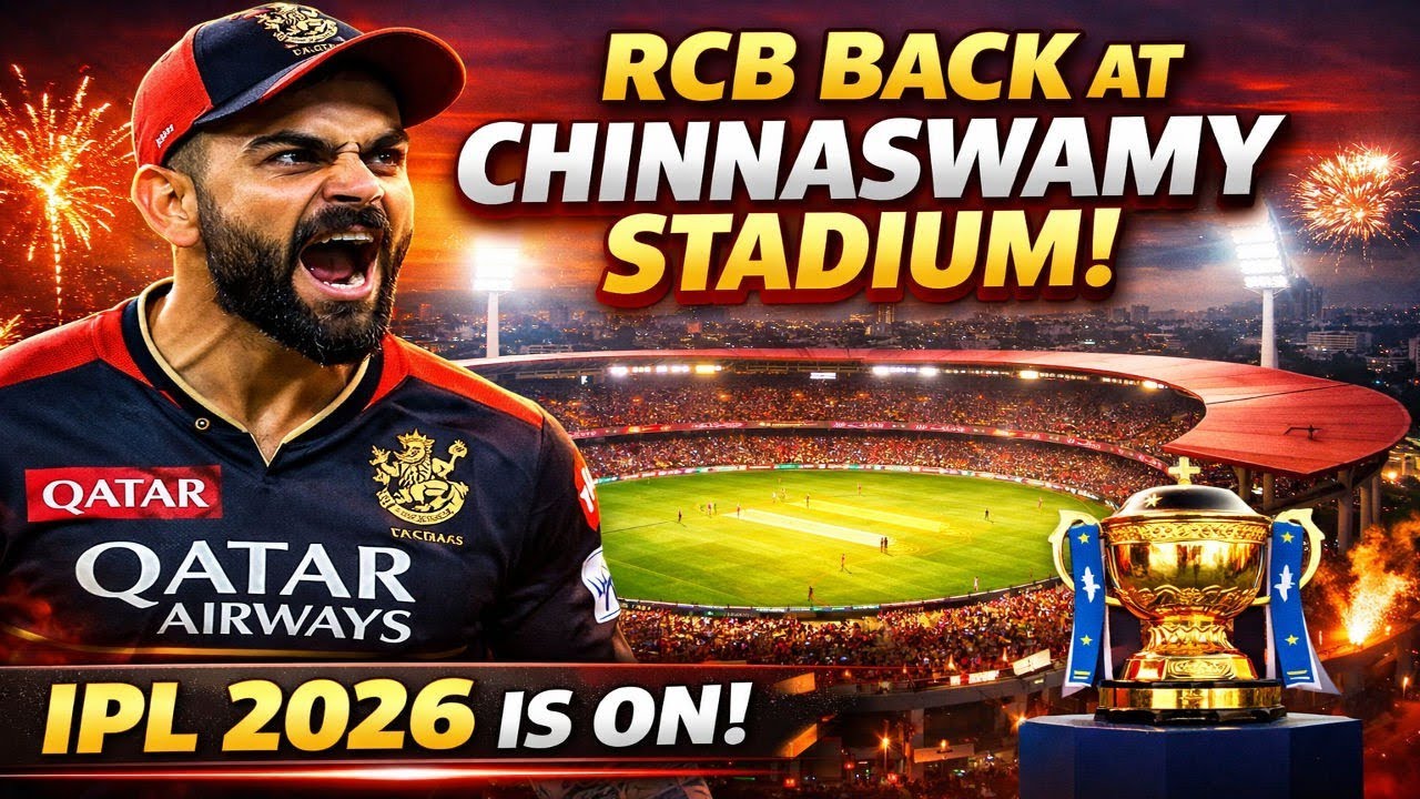 Finally! RCB Back at Chinnaswamy | IPL 2026 BREAKING 
