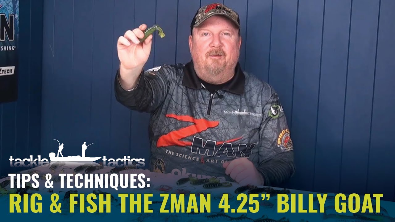 How to Rig and Fish the ZMan 4.25 Billy GOAT - 10X Tough ElaZtech