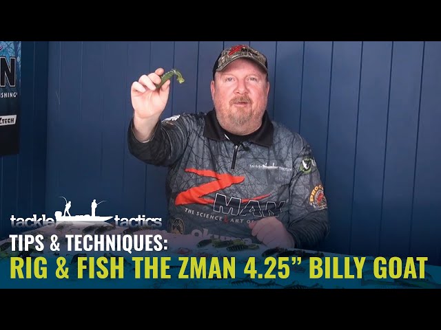 How to Rig and Fish the ZMan 4.25 Billy GOAT - 10X Tough ElaZtech Soft  Plastic 