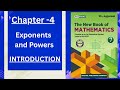 Exponents and Powers Chapter -4 Introduction Class 7 Math ML Aggarwal NCERT CBSE
