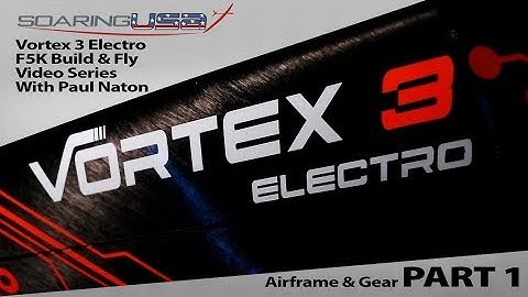 Vortex 3 Electro F5K Glider Demo, Build, & Fly - Part1