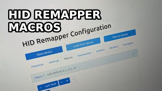 HID Remapper macros