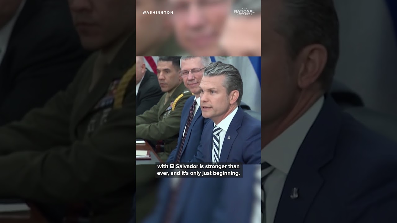 U.S. relationship with El Salvador 'stronger than ever,' Hegseth says