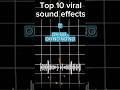 Viral Meme Sounds You Need Right Now 🔥#sound #effect #viral #memes