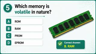 10 Computer GK Questions with Answers | Computer Quiz in English | Basic Computer MCQ 2026 screenshot 3