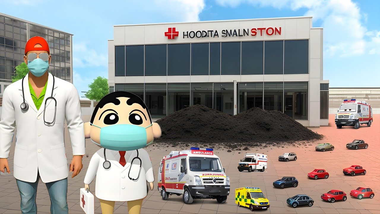 🎬 নতুন হাসপাতাল খুললো সিনচান আর ফ্রাঙ্কলিন 💥🔥 indian theft auto simulator 