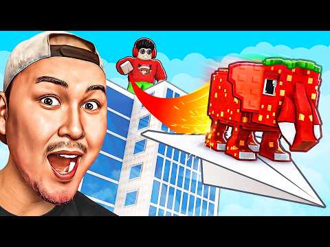 😱Мен Қағаздан Ұшақ Жасап Үйдің Үстінен Лақтырдым! Роблокс
