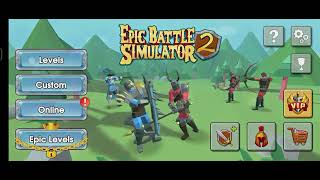 Epic Battle Simulator Lv2 To Lv6 With unlimited money apk (First Video) screenshot 1