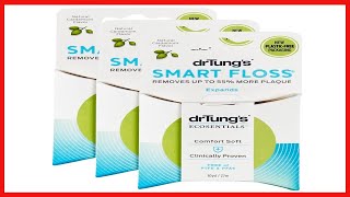 Dr. Tungs Smart Floss, 30 Yds, Natural Cardamom Flavor 1 Ea Colors May Vary Pack Of 3