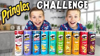 Twins Pringles Challenge Zac vs Chris!