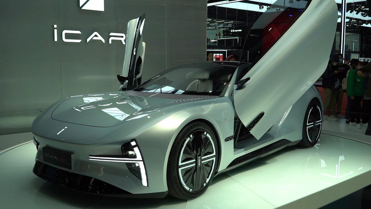 New Chery New Energy iCAR-GT Concept Car Appearance and Interior Video (Handsome Style)