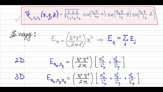 Separation of Variables: Schrödinger Equation in 2D & 3D | ODE Particle in a Box
