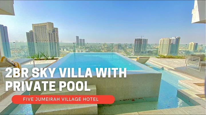 [ 4K ] For Sale - Inside a Luxury 2 BR Sky Villa with Private Pool - Five Jumeirah village Hotel DXB