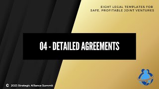 sas video 04   detailed agreements explained