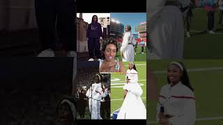 Coco Jones channeled legend energy at the Super Bowl, paying homage to Whitney Houston in a custom