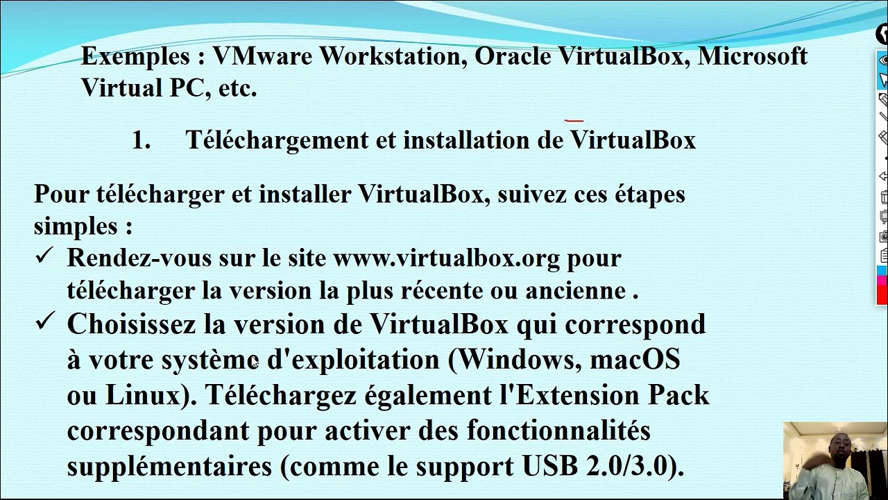 3 - Outils de virtualisation et procédures de téléchargement et installation